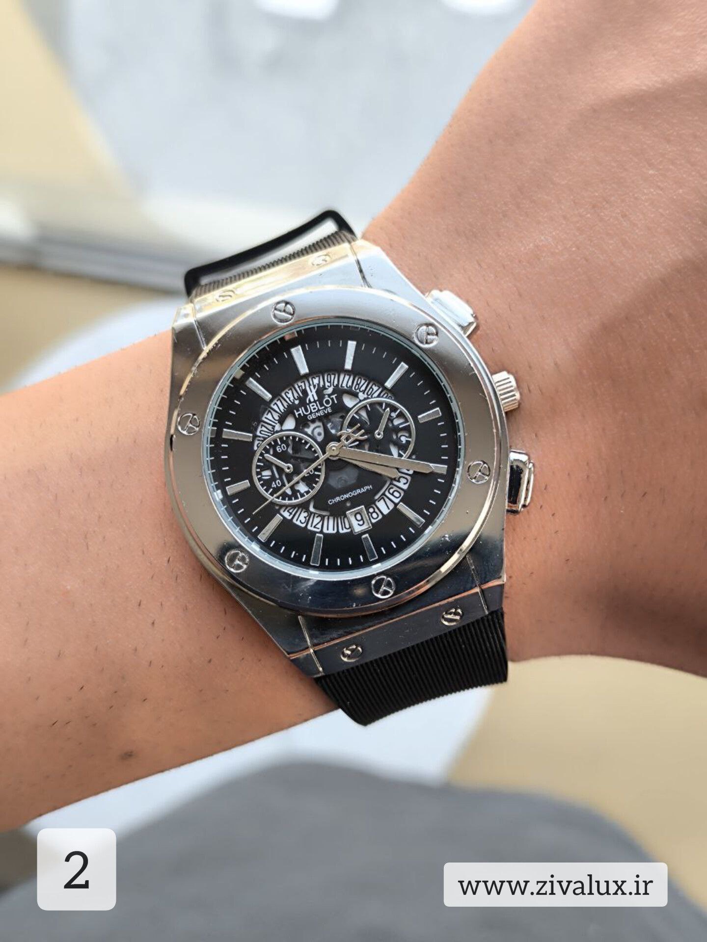 ساعت مچی مردانه مارک هابلوت HOBLUT بند پیو