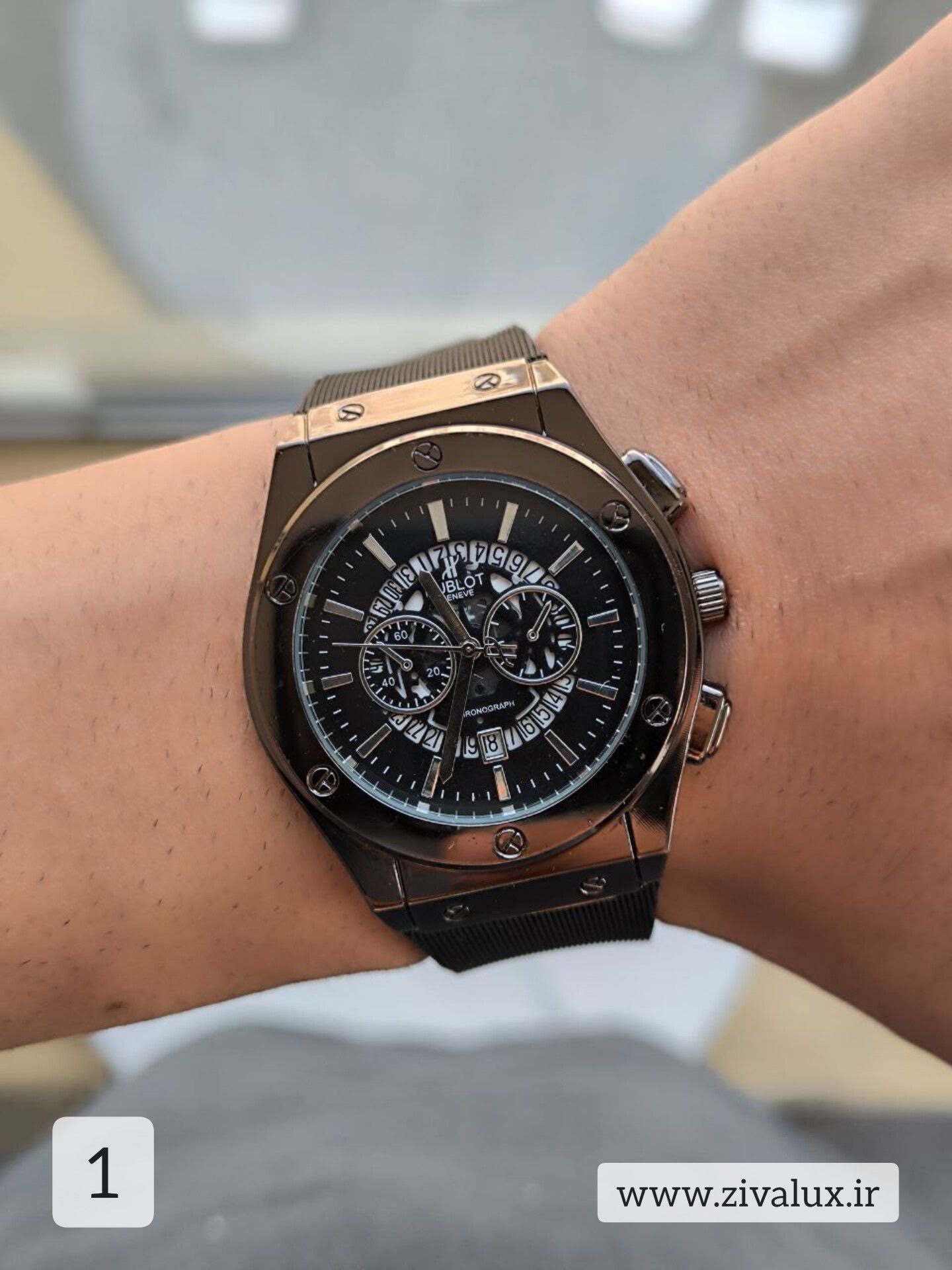 ساعت مچی مردانه مارک هابلوت HOBLUT بند پیو