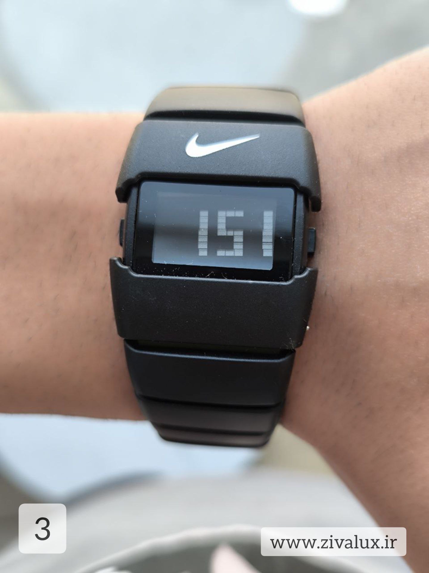 ساعت لاکچری مارک نایکی تریاکس صفحه دیجیتالی  NIKE TRIAX بند لاکی و رابر