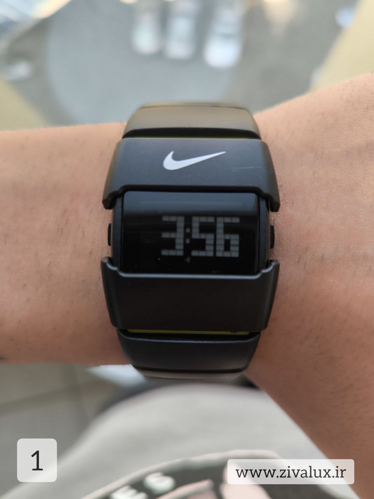 ساعت لاکچری مارک نایکی تریاکس صفحه دیجیتالی  NIKE TRIAX بند لاکی و رابر