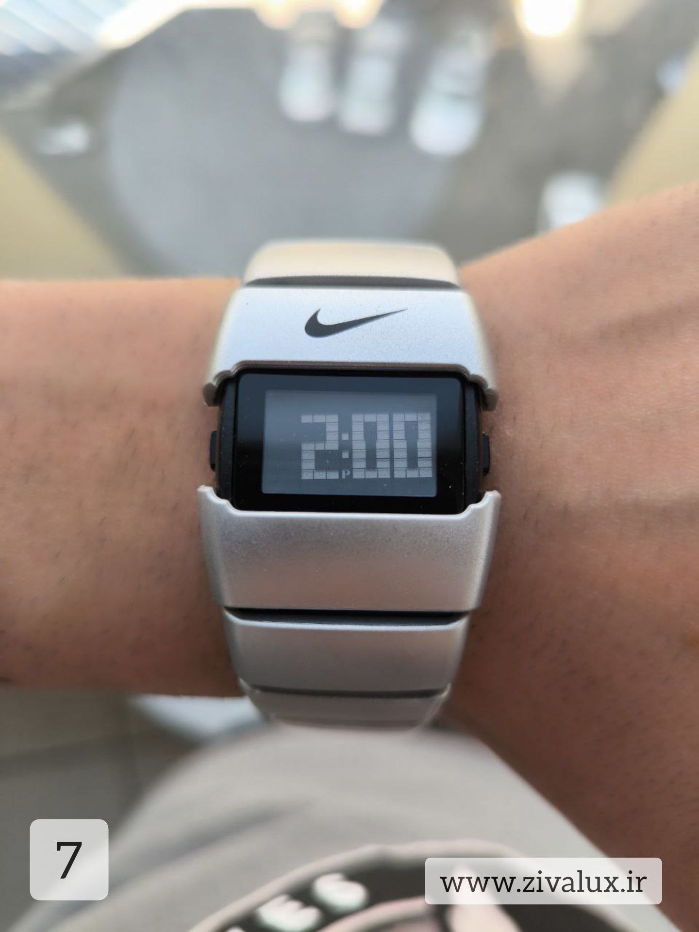 ساعت لاکچری مارک نایکی تریاکس صفحه دیجیتالی  NIKE TRIAX بند لاکی و رابر