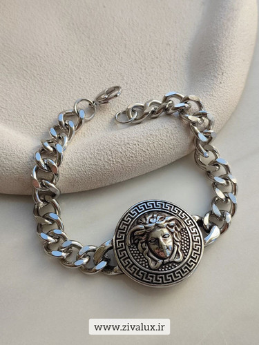 دستبند مردانه استیل ورساچه VERSACE