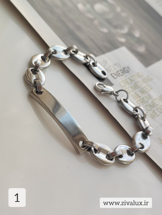 دستبند مردانه استیل STEEL