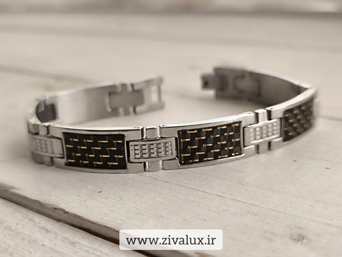 دستبند مردانه استیل مردانه