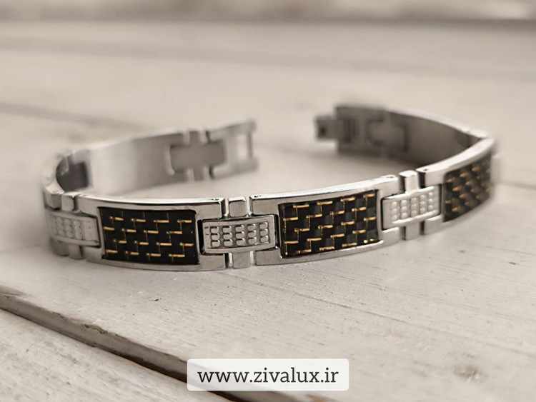 دستبند مردانه استیل مردانه