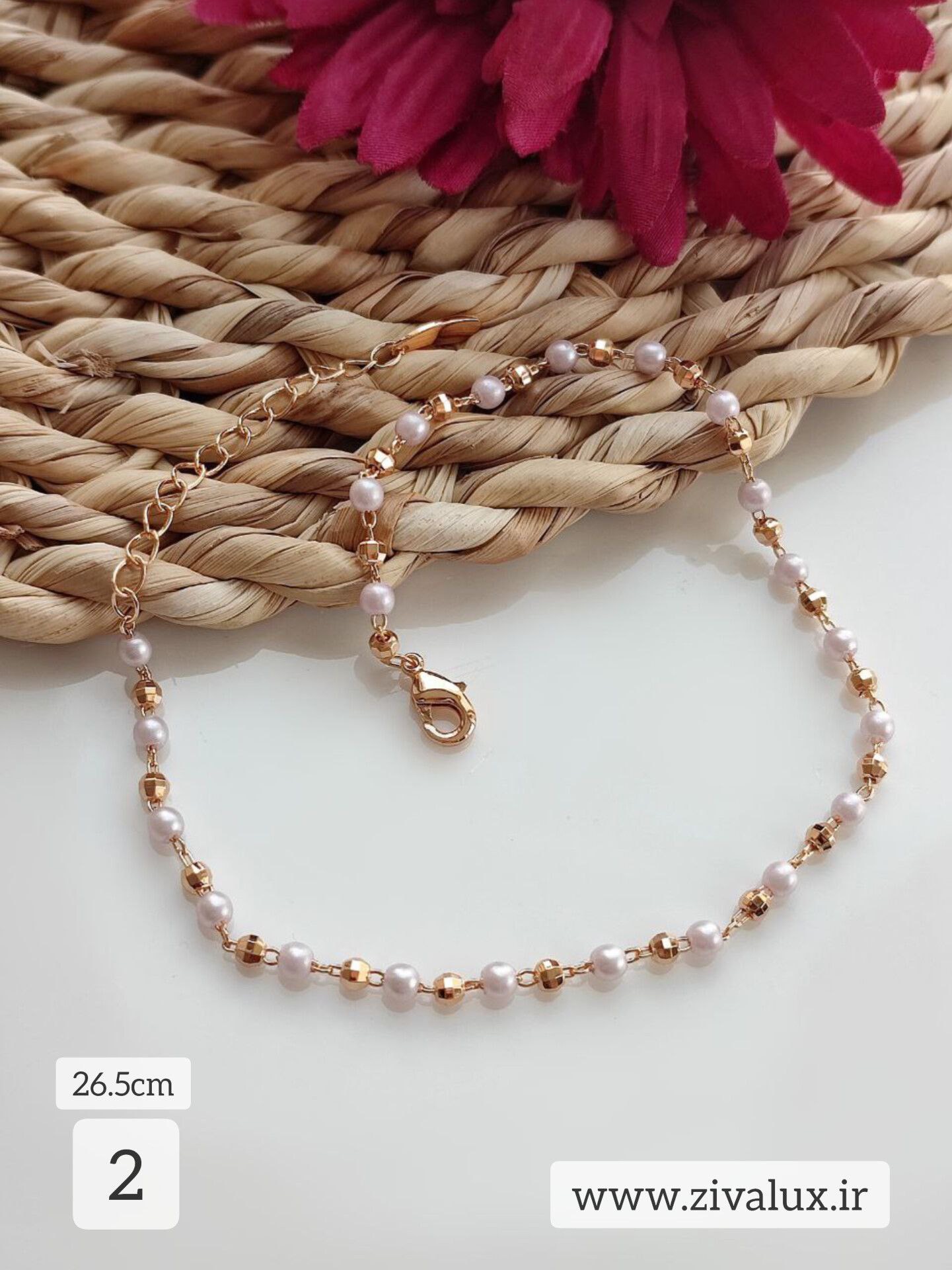 پابند زنانه و دخترانه مرواریدی مارک YSX