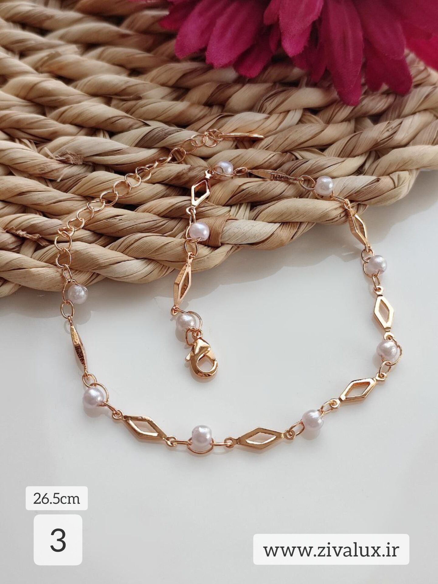 پابند زنانه و دخترانه مرواریدی مارک YSX