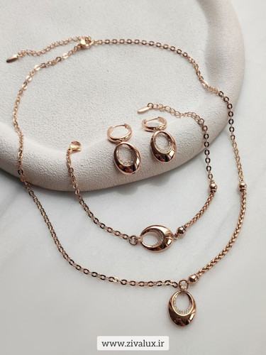 سرویس زنانه مارک ژوپینگ XUPING ( گردنبند + دستبند + گوشواره)