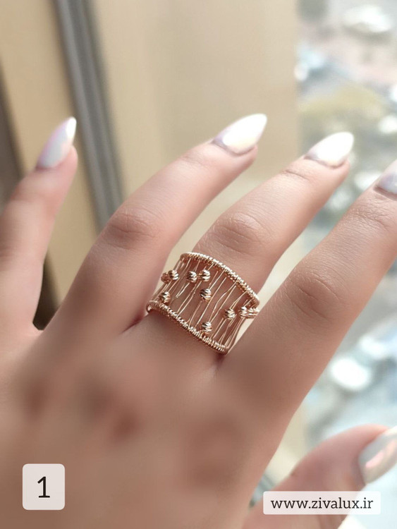انگشتر زنانه فانتزی مدل البرنادو Albernado ( فری سایز)
