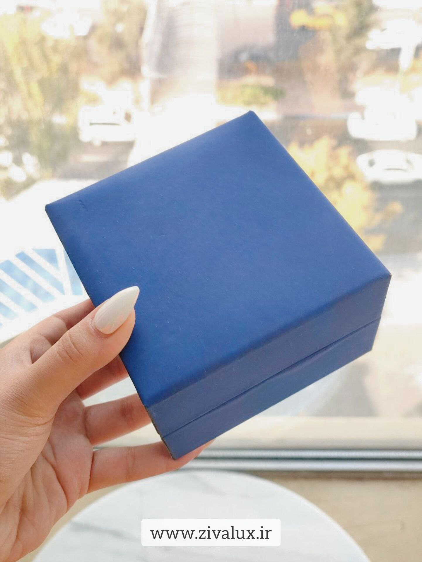 جعبه ست ساعت رنگ قرمز و آبی WATCH BOX