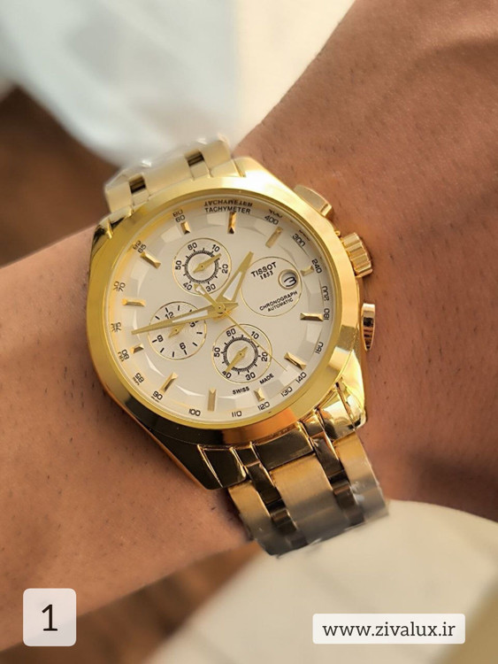 ساعت مچی مردانه مارک تیسوت TISSOT سه موتوره فعال بند استیل