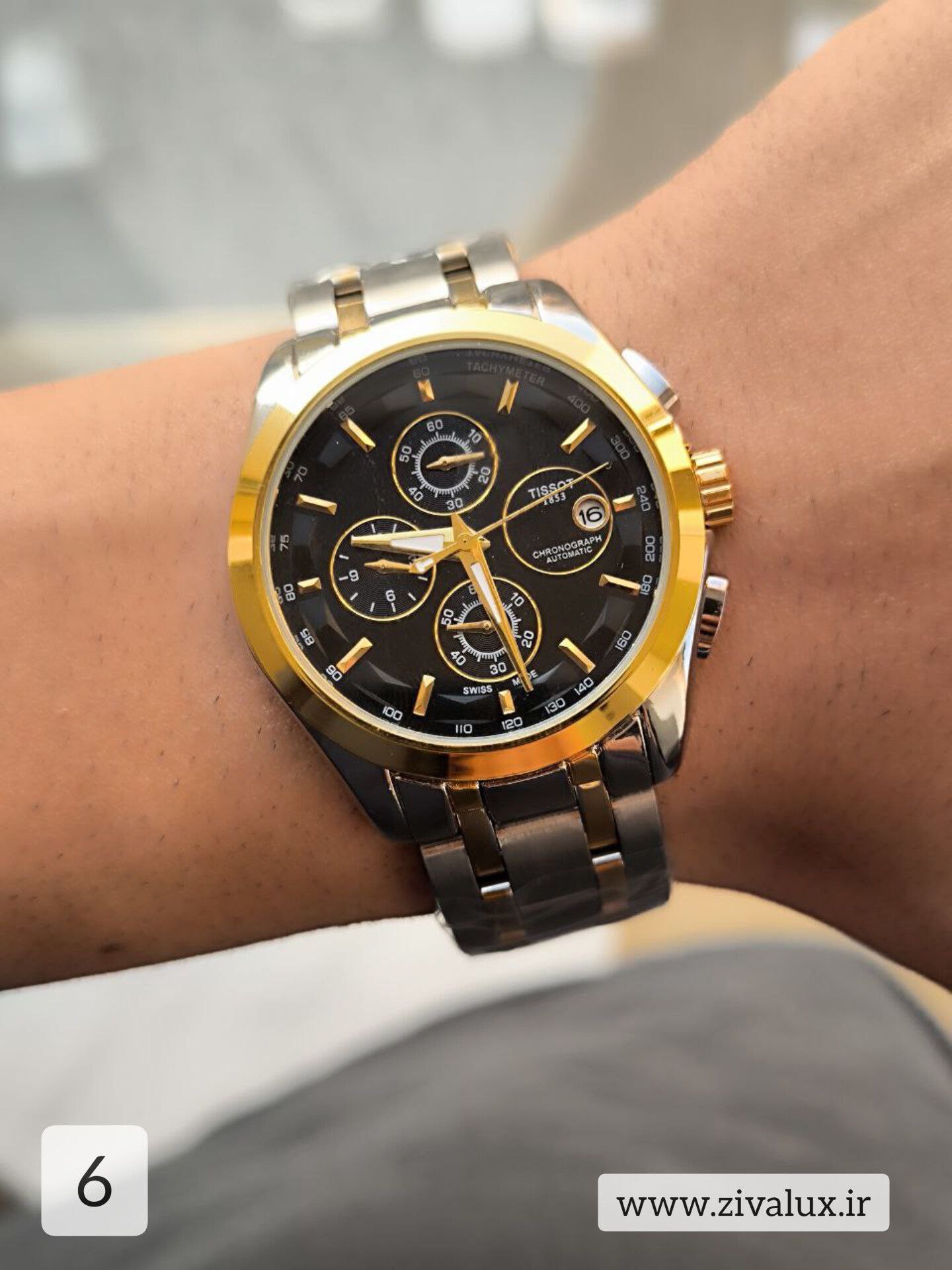 ساعت مچی مردانه مارک تیسوت TISSOT سه موتوره فعال بند استیل