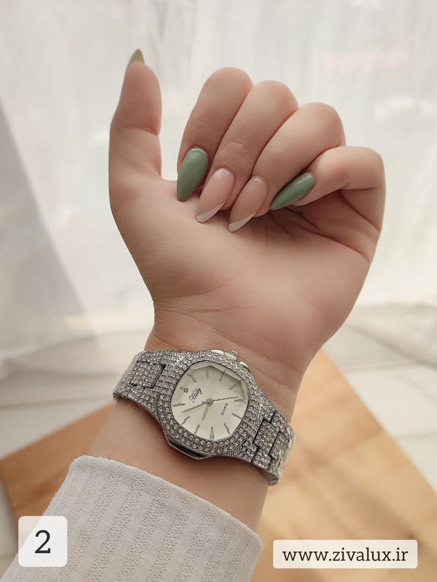 ساعت مچی زنانه مارک هایدی Hidy بند فلزی