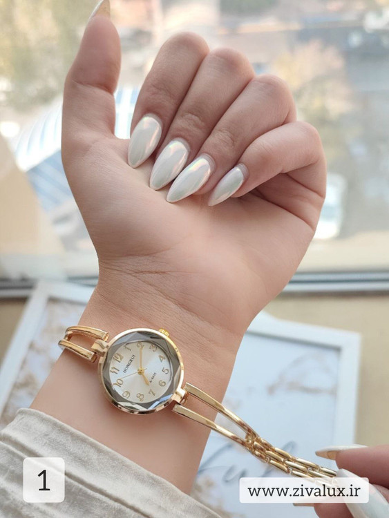 ساعت مچی زنانه مارک HONGRUI بند فلزی