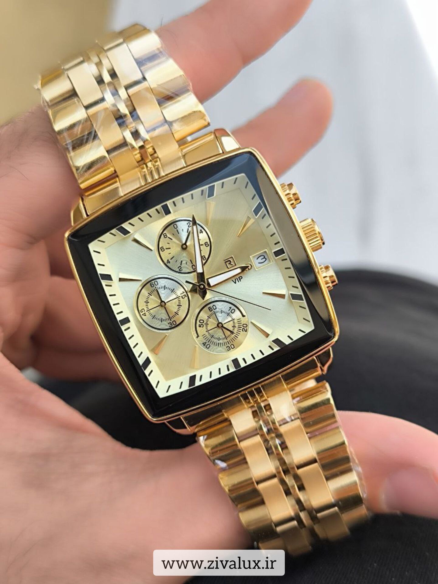 ست مردانه استیل ( ساعت + دستبند + انگشتر )