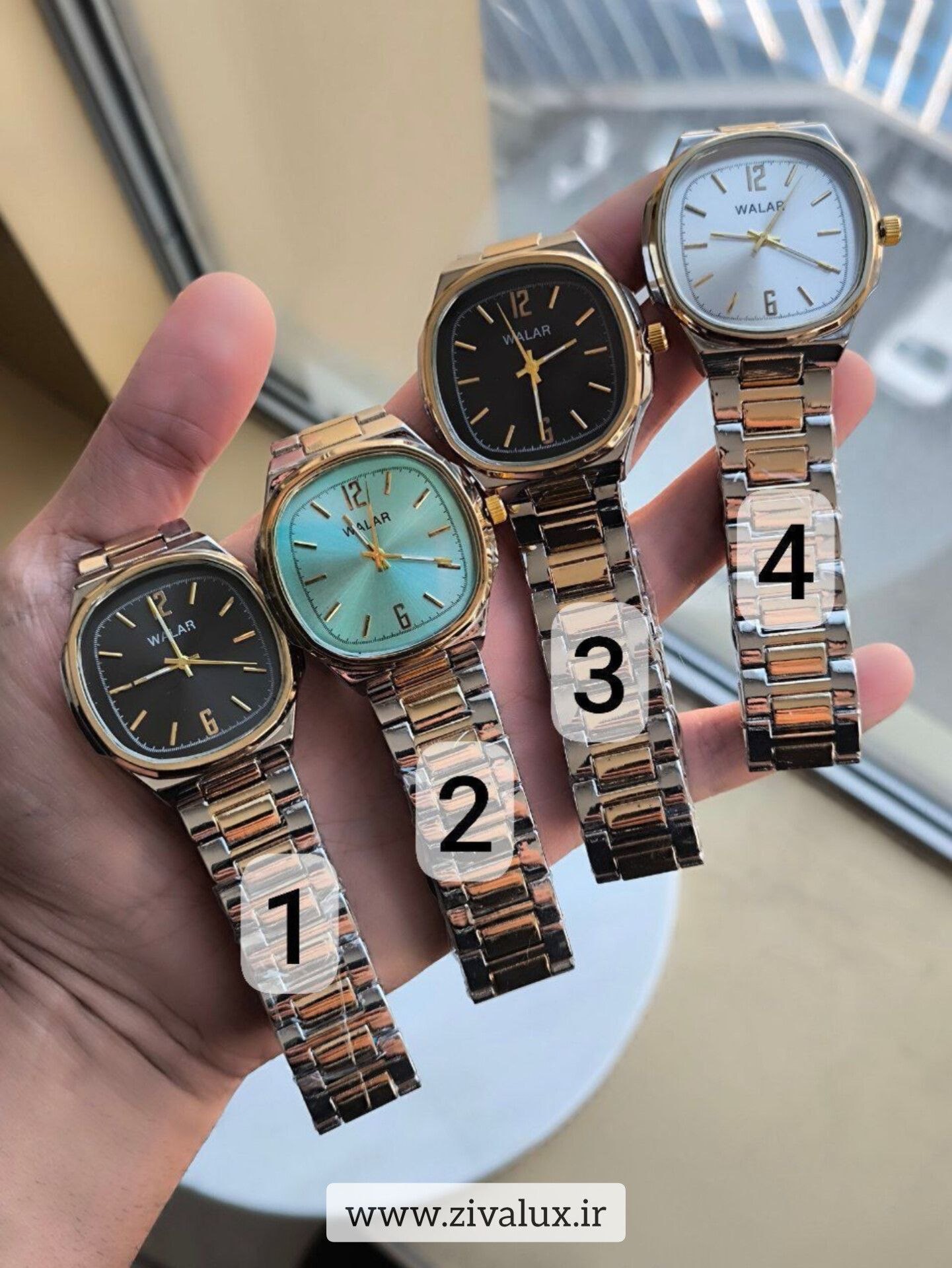 ساعت مچی مردانه مارک والار WALAR بند استیل
