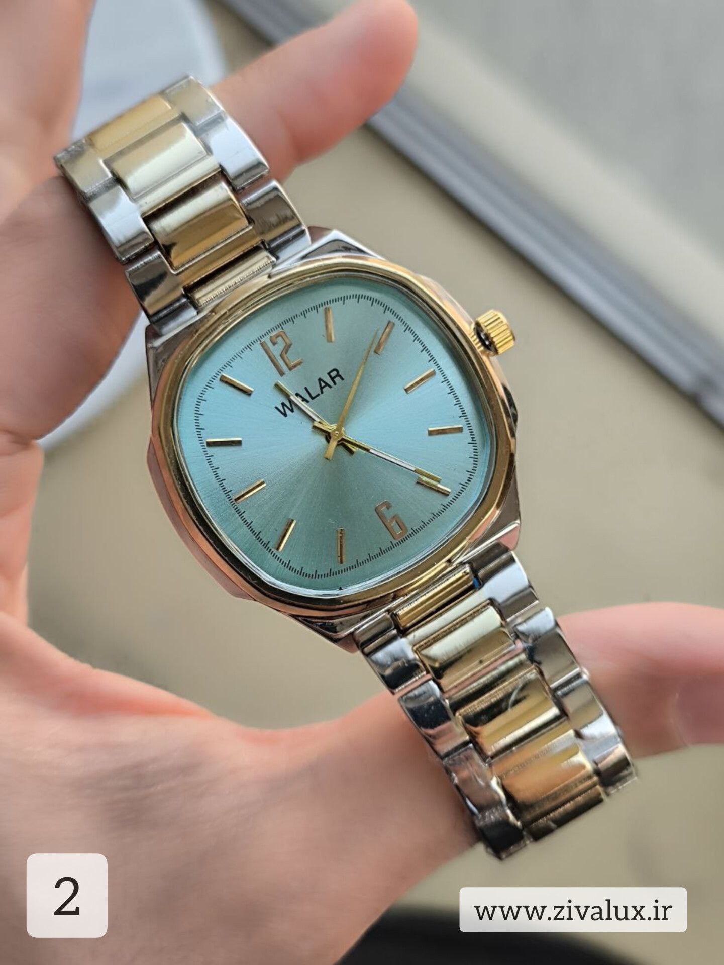 ساعت مچی مردانه مارک والار WALAR بند استیل