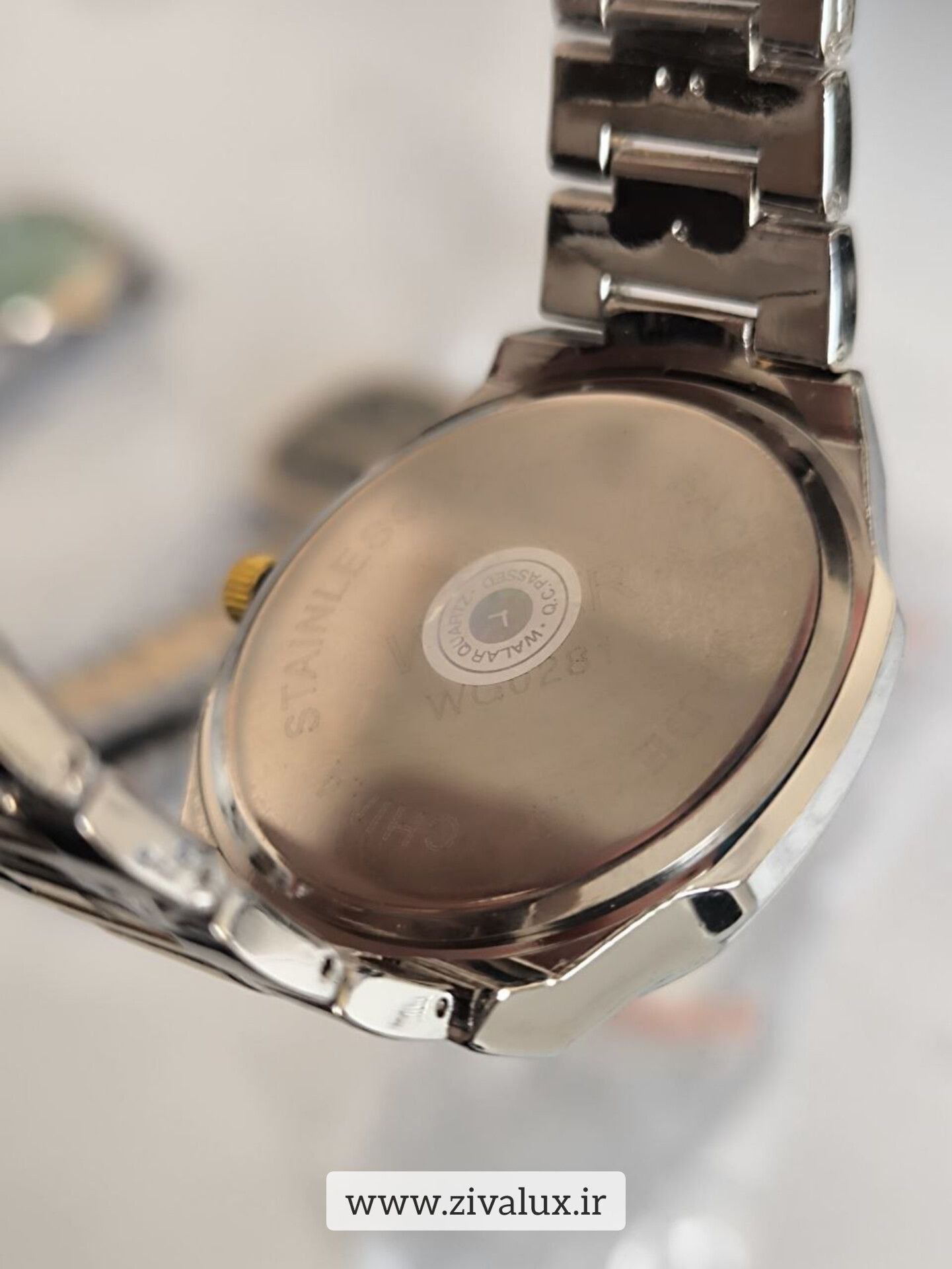 ساعت مچی مردانه مارک والار WALAR بند استیل