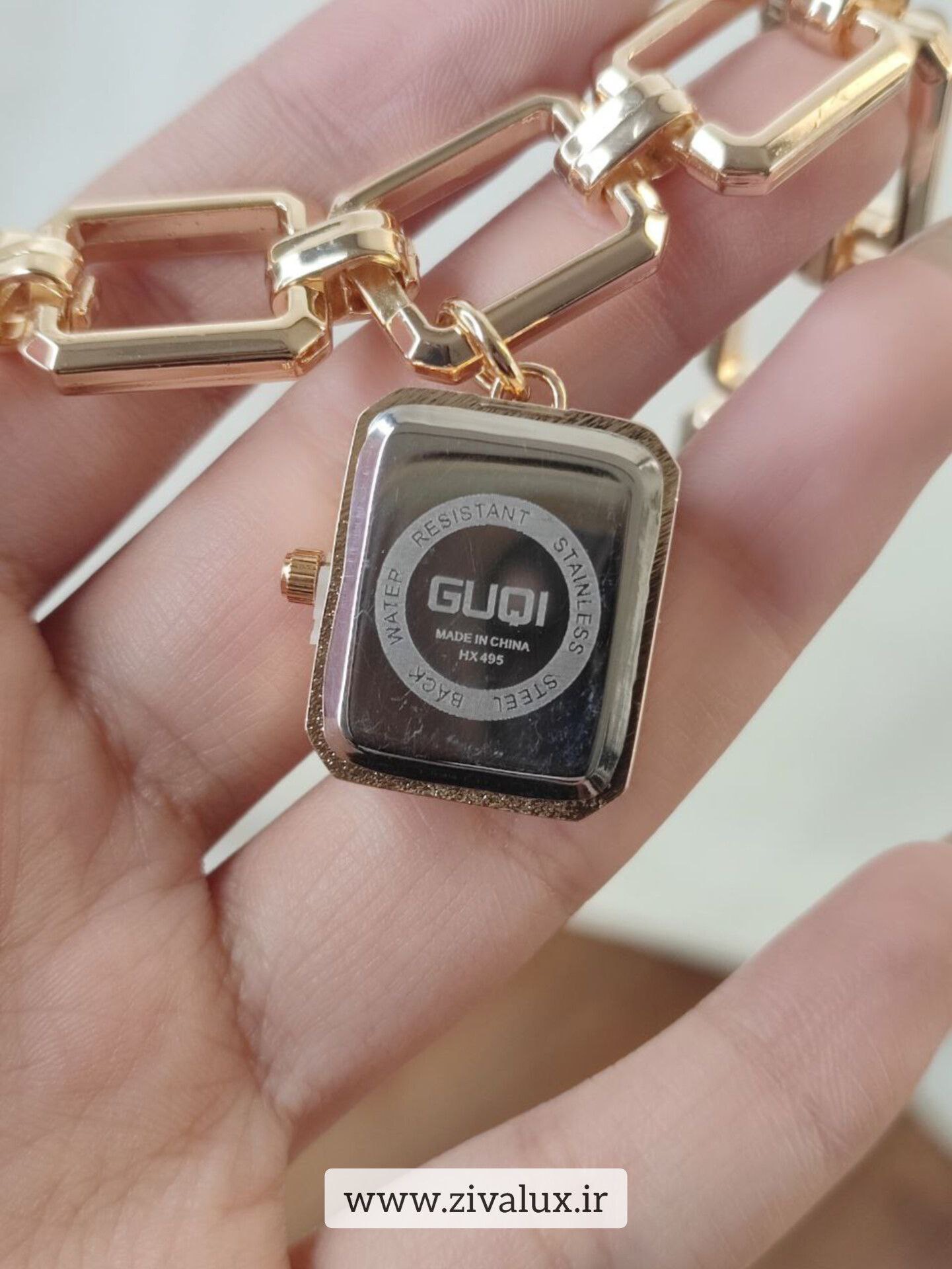 ساعت مچی زنانه مارک GUQi بند استیل