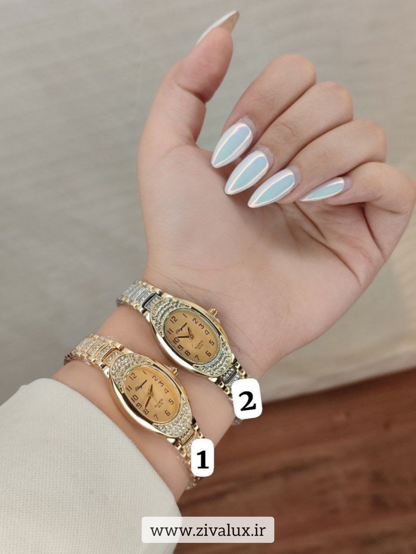 ساعت مچی زنانه مارک الینا eliyina بند استیل