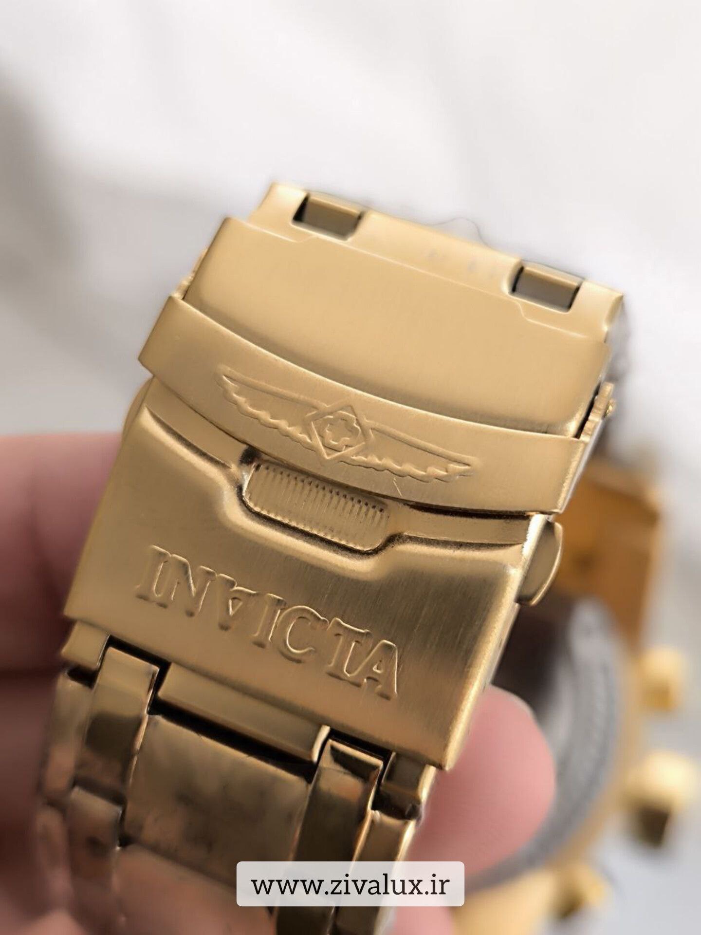 ساعت مچی مردانه مارک اینویکتا INVICTA  سه موتوره بند استیل