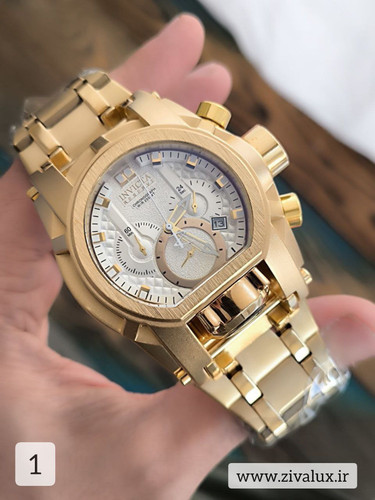 ساعت مچی مردانه مارک اینویکتا INVICTA سه موتوره فعال بند استیل