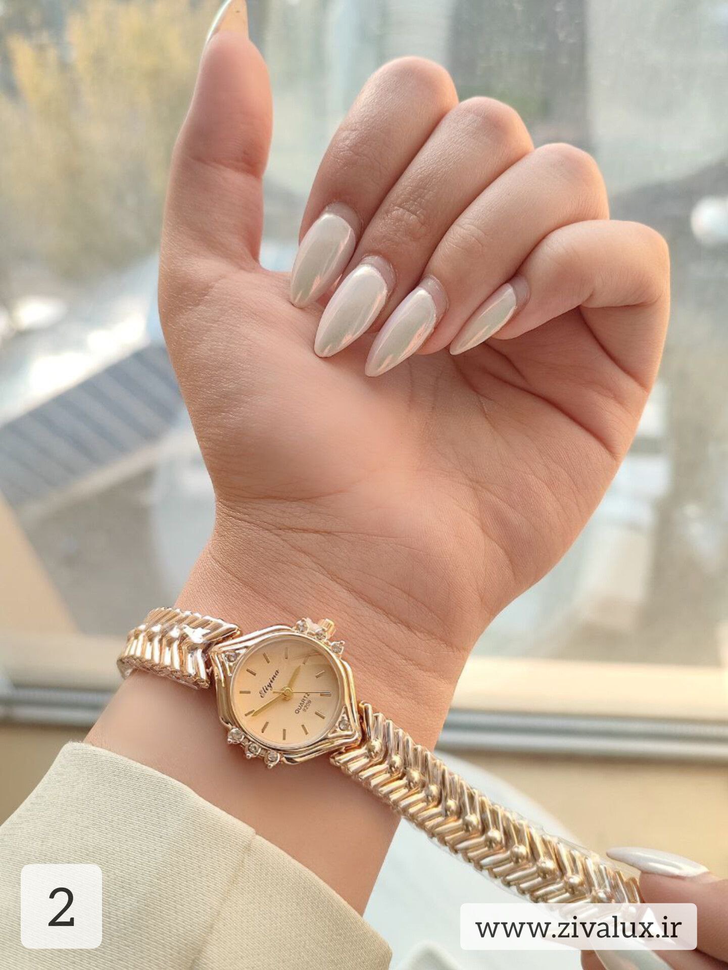 ساعت مچی زنانه مارک الینا Eliyina بند فلزی