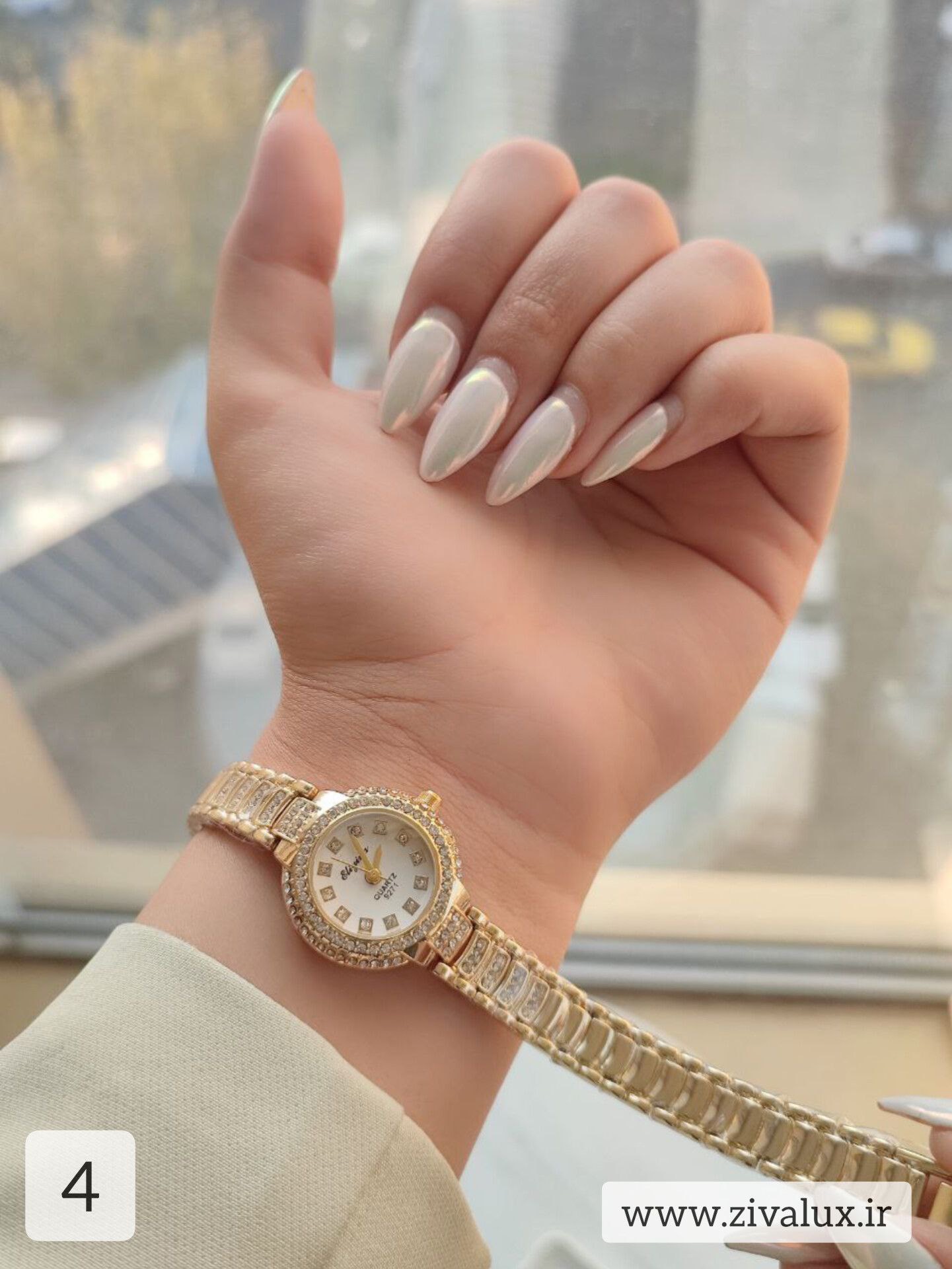 ساعت مچی زنانه مارک الینا Eliyina بند فلزی