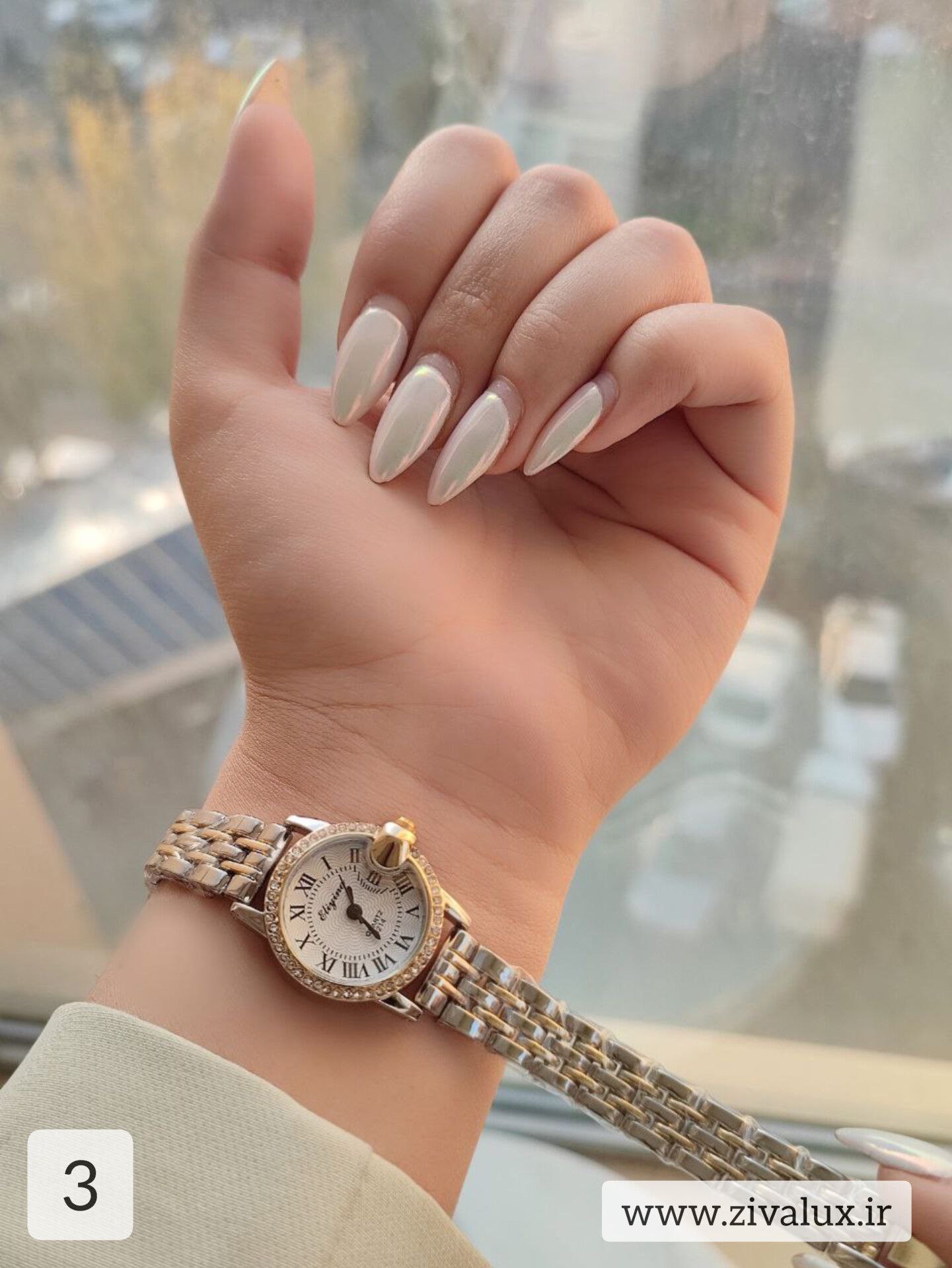 ساعت مچی زنانه مارک الینا Eliyina بند فلزی