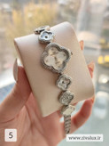 ساعت مچی زنانه طرح ونکلیف van cleef بند فلزی