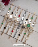 ساعت مچی زنانه طرح ونکلیف van cleef بند فلزی