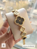 ساعت مچی زنانه طرح ونکلیف van cleef بند فلزی