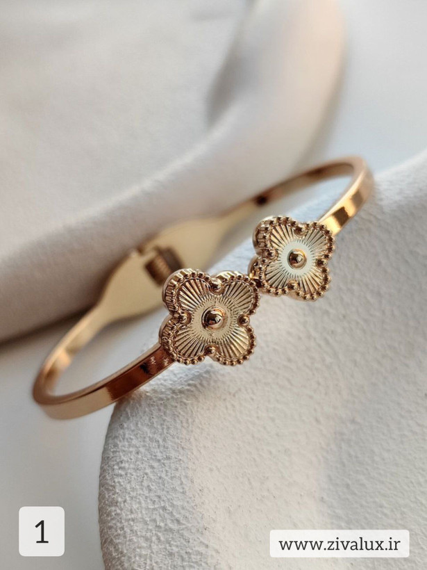 تکدست استیل زنانه طرح ونکلیف van cleef