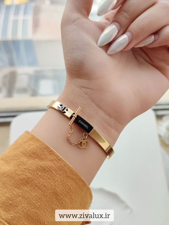 تکدست استیل زنانه طرح چنل CHANEL (سایز دو)