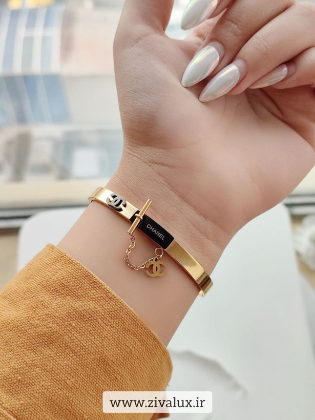 تکدست استیل زنانه طرح چنل CHANEL (سایز دو)