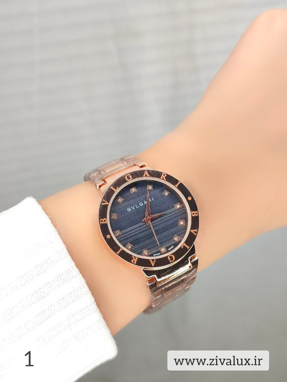 ساعت مچی زنانه مارک بولگاری BVLGARI بند استیل