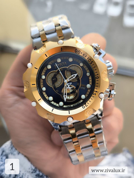 ساعت مچی مردانه مارک اینویکتا INVICTA بند استیل