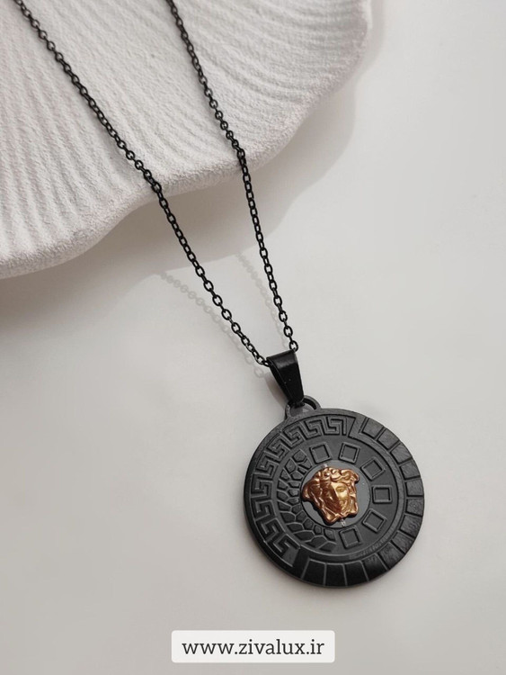گردنبند استیل طرح ورساچه VERSACE