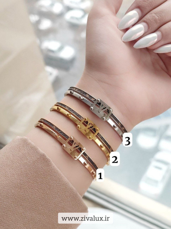 تکدست استیل زنانه طرح لویی ویتون LV