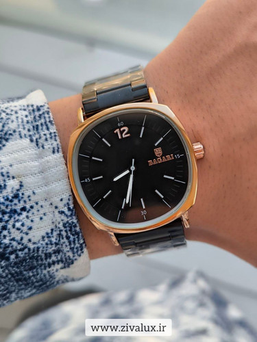 ساعت مچی مردانه مارک BAGARI بند استیل
