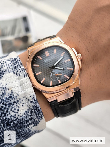 ساعت مچی مردانه مارک والار WALAR بند چرم