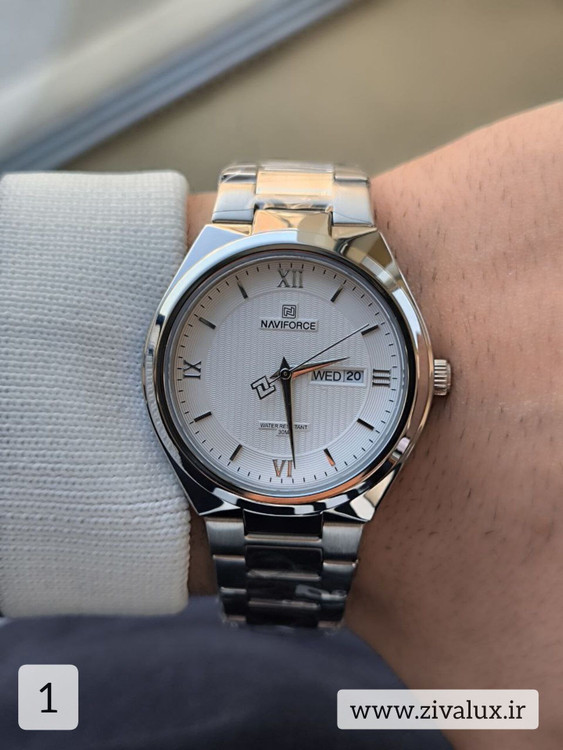 ساعت مچی مردانه مارک نیوی فورس NAVIFORCE مدل 8030 موتور ژاپن