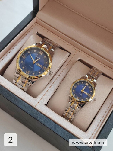 ست ساعت مچی مردانه و زنانه مارک WOVE بند استیل