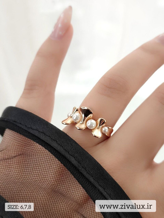 انگشتر زنانه مارک ژوپینگ xuping مرواریدی