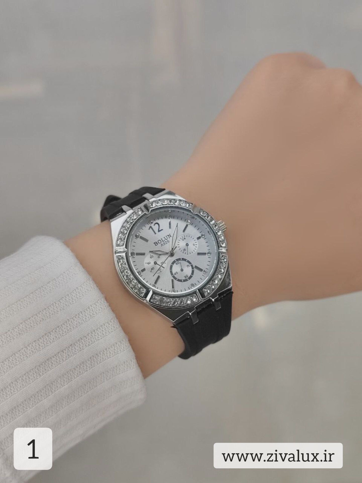 ساعت مچی دخترانه مارک بلون BOLUN بند سیلیکونی