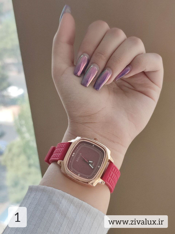 ساعت مچی دخترانه مارک بلون BOLUN بند سیلیکونی