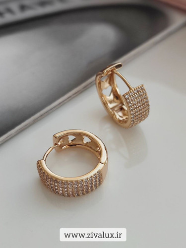 گوشواره زنانه مارک ژوپینگ XUPING نگین دار