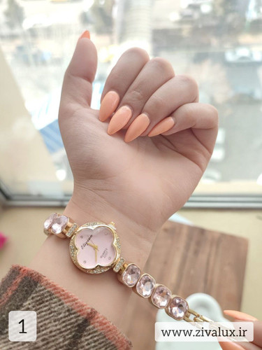 ساعت مچی زنانه مارک الینا Eliyina بند نگین دار ونکلیف
