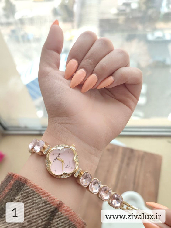 ساعت مچی زنانه مارک الینا Eliyina بند نگین دار ونکلیف