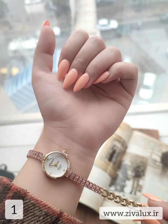 ساعت مچی زنانه مارک الینا Eliyina بند نگین دار